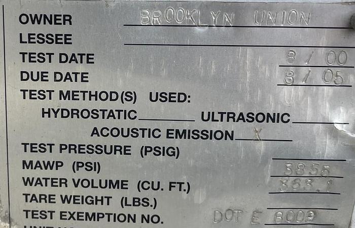 Used 1995 Fiba Tube Trailer