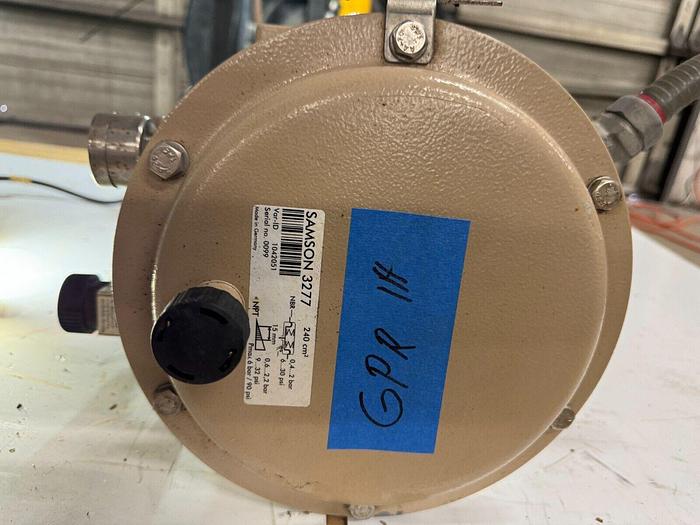 Used Samson 3277 Pneumatic Actuator | Size 1 | 120 cm | ANSI CL150 | 6.0 Bar / 90 PSI