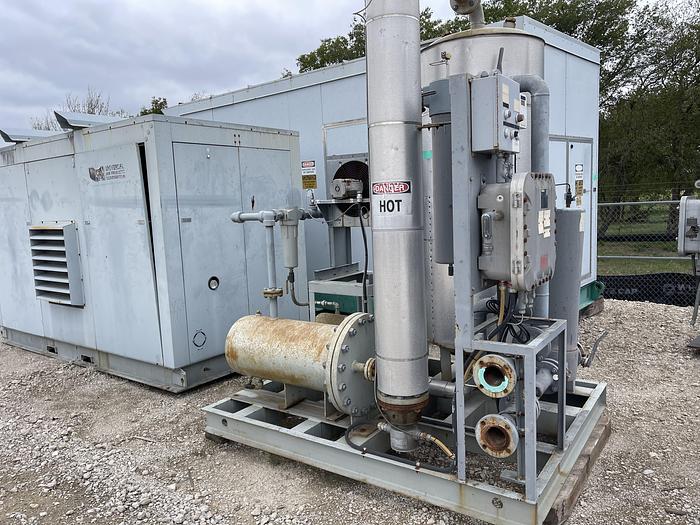 Used CNG Gas Dryer - Regenerable Single Tower Natural Gas Dryer, inlet 5-120 psi, flow up tp 1876 scfm