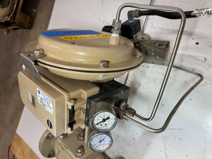 Used Samson 3277 Pneumatic Actuator with 3730-3 Process Controller | Size 2" | 120 cm | ANSI CL150 | 6.0 Bar / 90 PSI