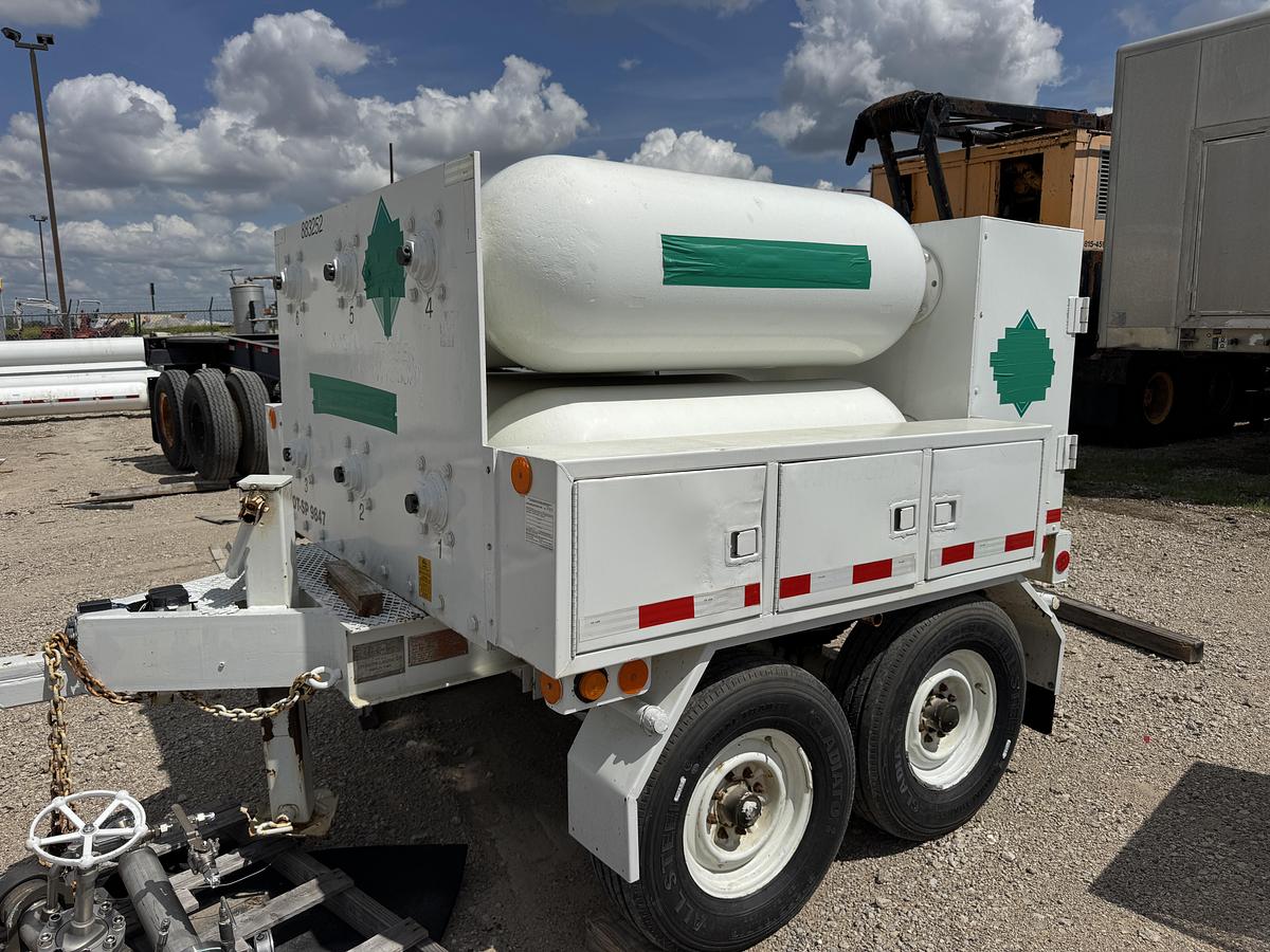 Used 2,640 PSI High Pressure Tube Trailer – 6 Tube Mini Skid – DOT-3T – 70.7 CUFT