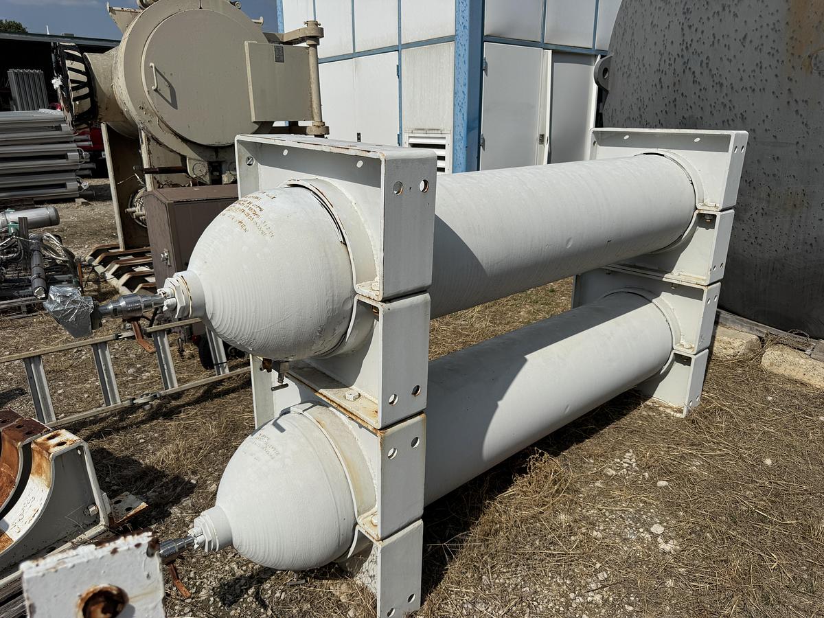 Used 2001 ASME CNG Storage 2-pack – 4,250 PSI, 20" x 10', CNG Volume 11,052 SCF