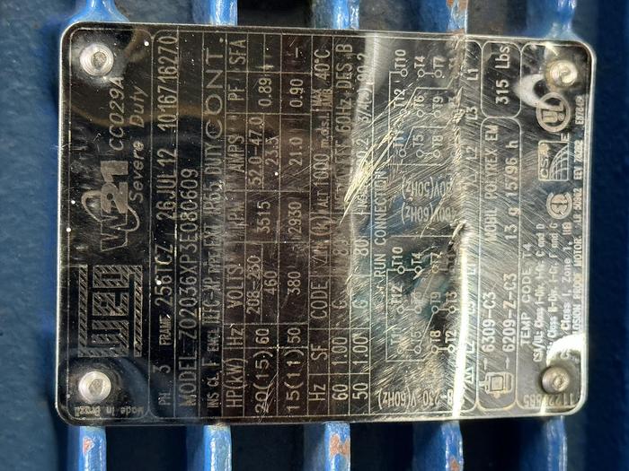 Refurbished LNG Pump Skid GBS 155 (Cryo Star / Nikkiso) - 120 GPM, 75 psig 20HP 60 Hz