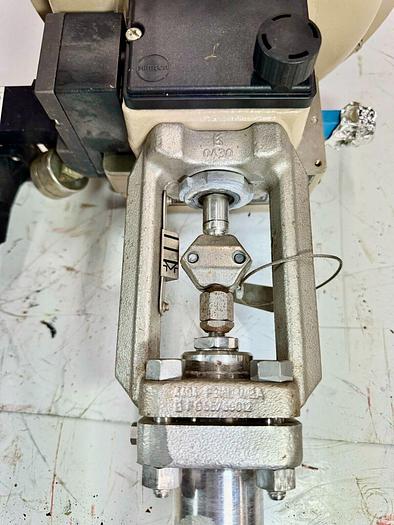 Used Samson 3277 Pneumatic Actuator with 3730-3 Process Controller | Size 1 | ANSI CL150 | 6.0 Bar / 90 PSI | 120 cm