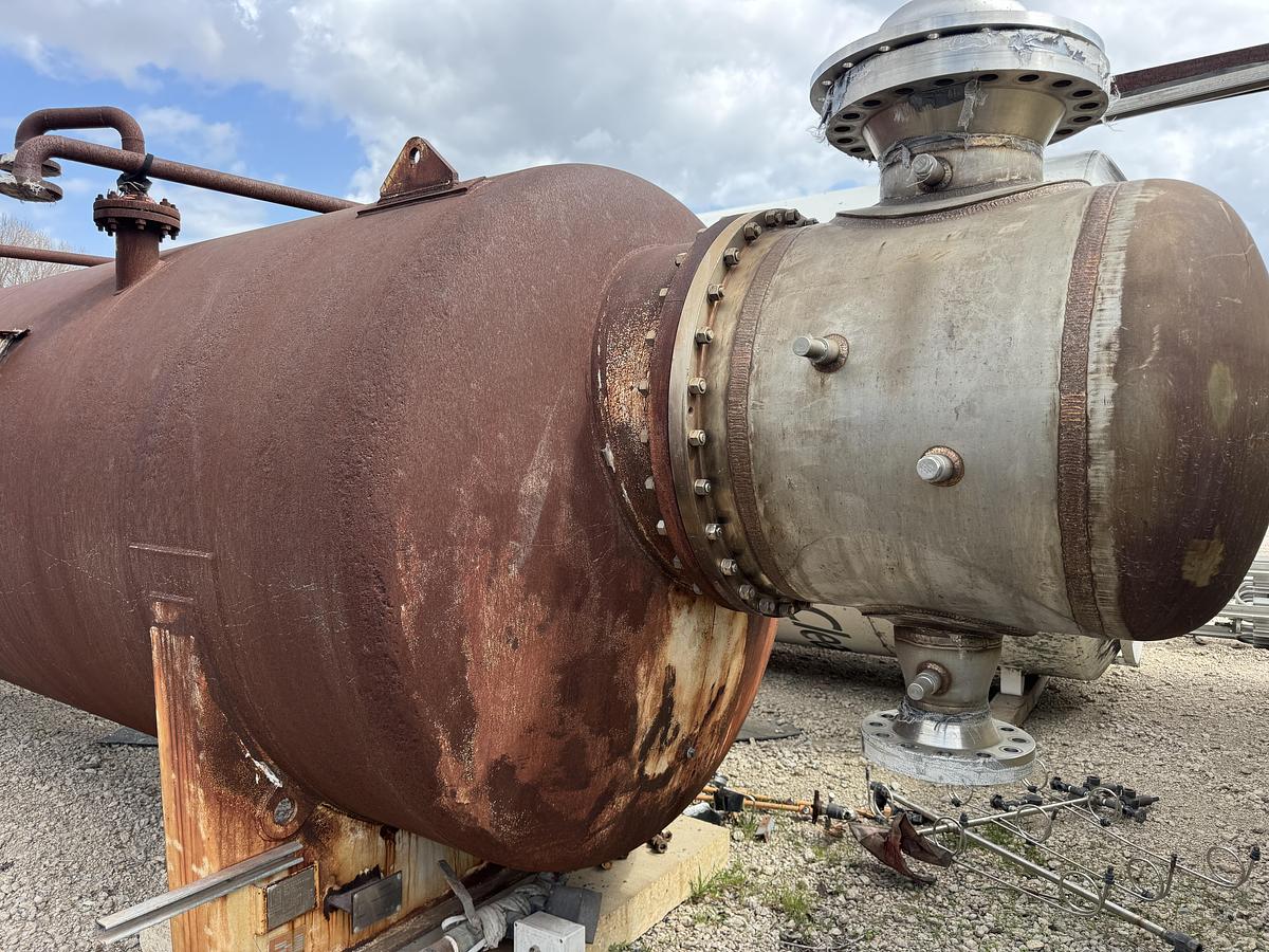 Used 2 million SCF/Hr 720 PSI Steam Sparged / Water Ballast Cryogenic Vaporizer LOX; LIN; LAR