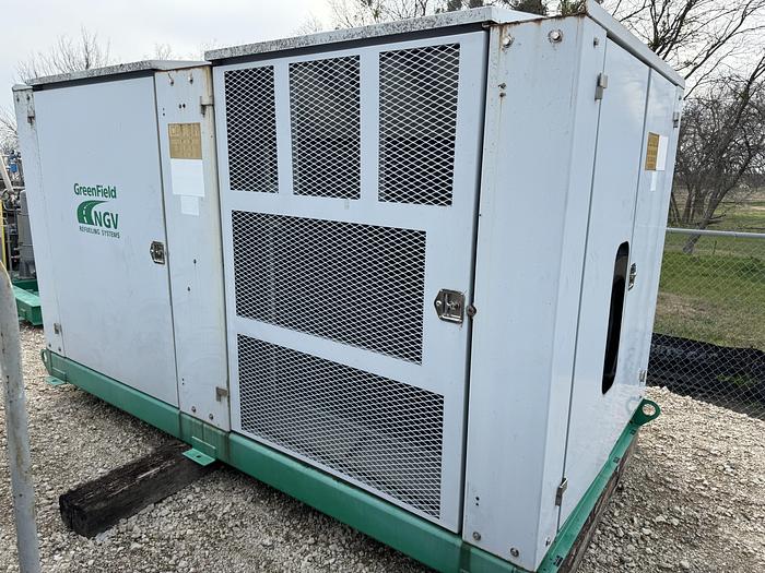 Used 2001 Greenfield / Sulzer CNG Compressor C4U117, 30 to 4500 psi at 196 SCFM flow rate