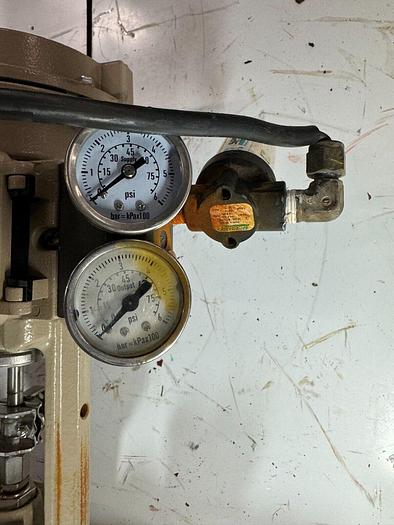 Used Samson 3277 Pneumatic Actuator with 3730-3 Process Controller | Size 1 | 120 cm | ANSI CL150 | 6.0 Bar / 90 PSI