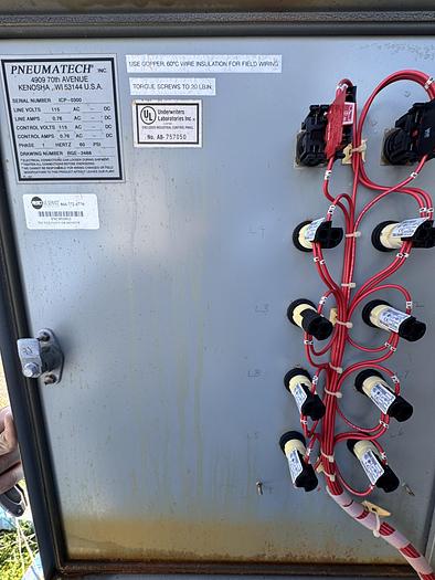 Used PNEUMATECH HEATLESS REGENERATIVE AIR DRYER with 2 150 PSI Silvan Pneumatic Tanks