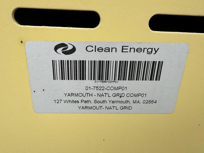 Used CNG Compressor Skid -  250 SCFM 125HP, with matching controls, starter panel and dryer
