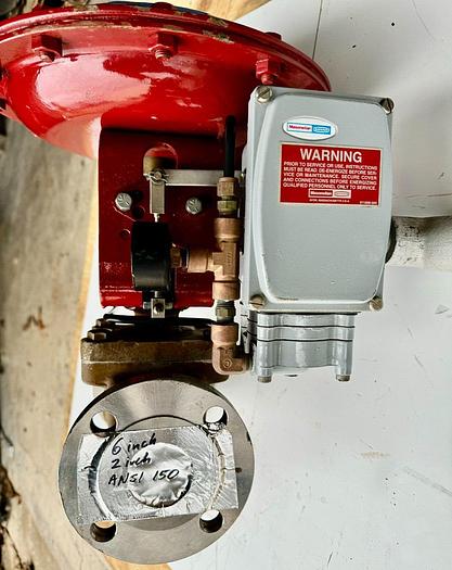 Used Masoneilan 3" Model 88U-25125 Diaphragm Control Valve | 1" Body | 150 ANSI | SVI-2 Valve Positioner | Air Filter Regulator