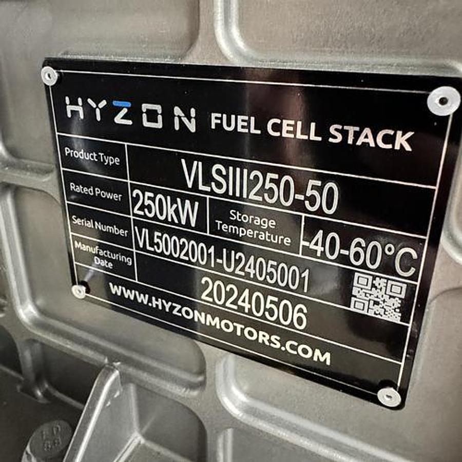 2024 Hyzon 200kW Hydrogen Fuel Cell Complete System with Battery