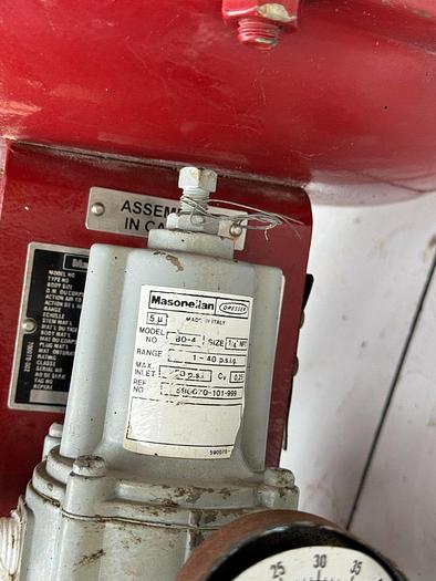 Used Masoneilan 3" Model 88U-25125 Diaphragm Control Valve | 2" Body | 150 ANSI | SVI-2 Valve Positioner | Air Filter Regulator