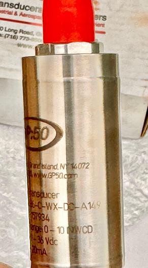 Used GP:50 Pressure Transducer