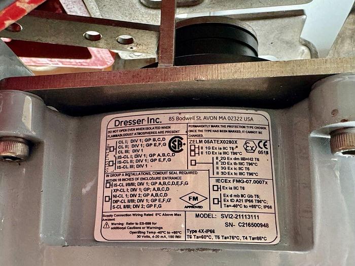 Used Masoneilan 3" Model 88U-25125 Diaphragm Control Valve | 1" Body | 150 ANSI | SVI-2 Valve Positioner | Air Filter Regulator