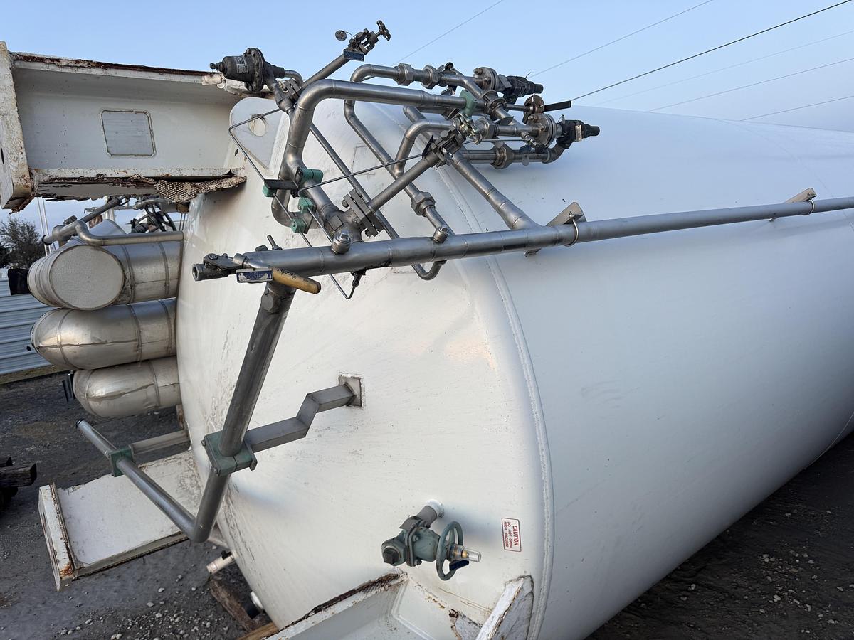 Used Vertical Cryogenic Tank 18,000 Gallon - LNG Storage VS-18000SC-175CS-S100-LNG