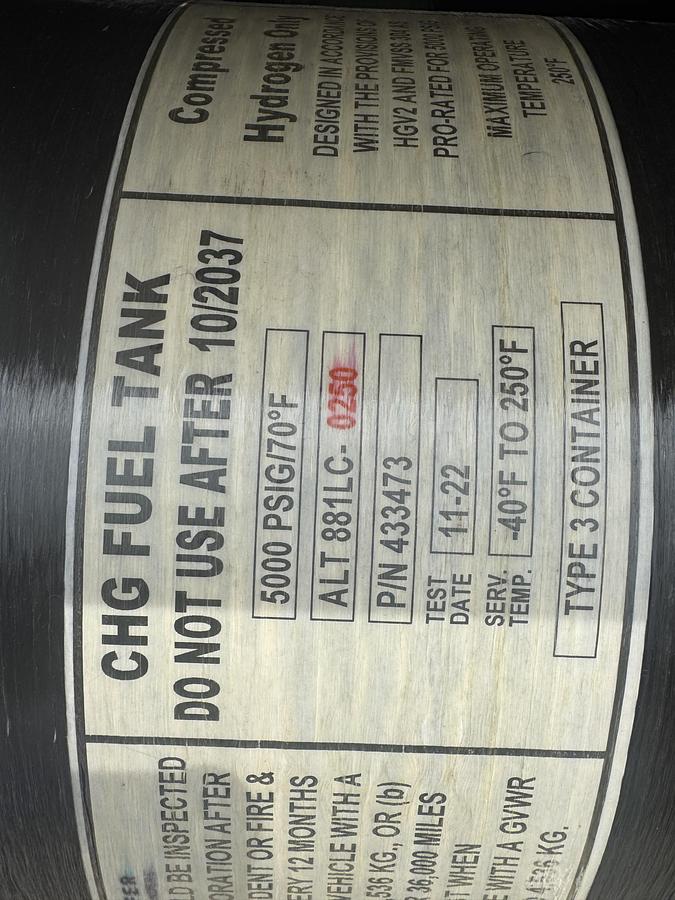 Used Truck Mount Compressed Hydrogen Gas Fuel Supply System