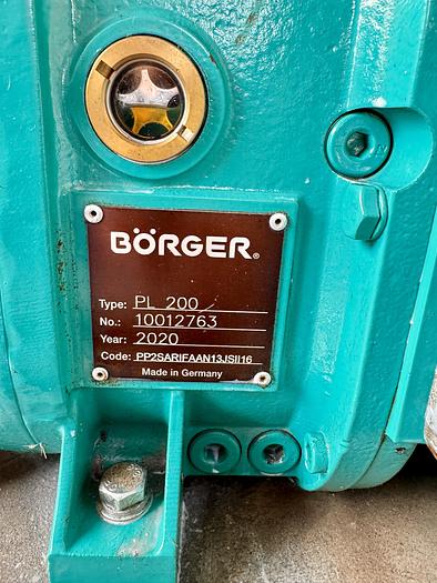 Used BORGER ROTARY LOBE PUMP