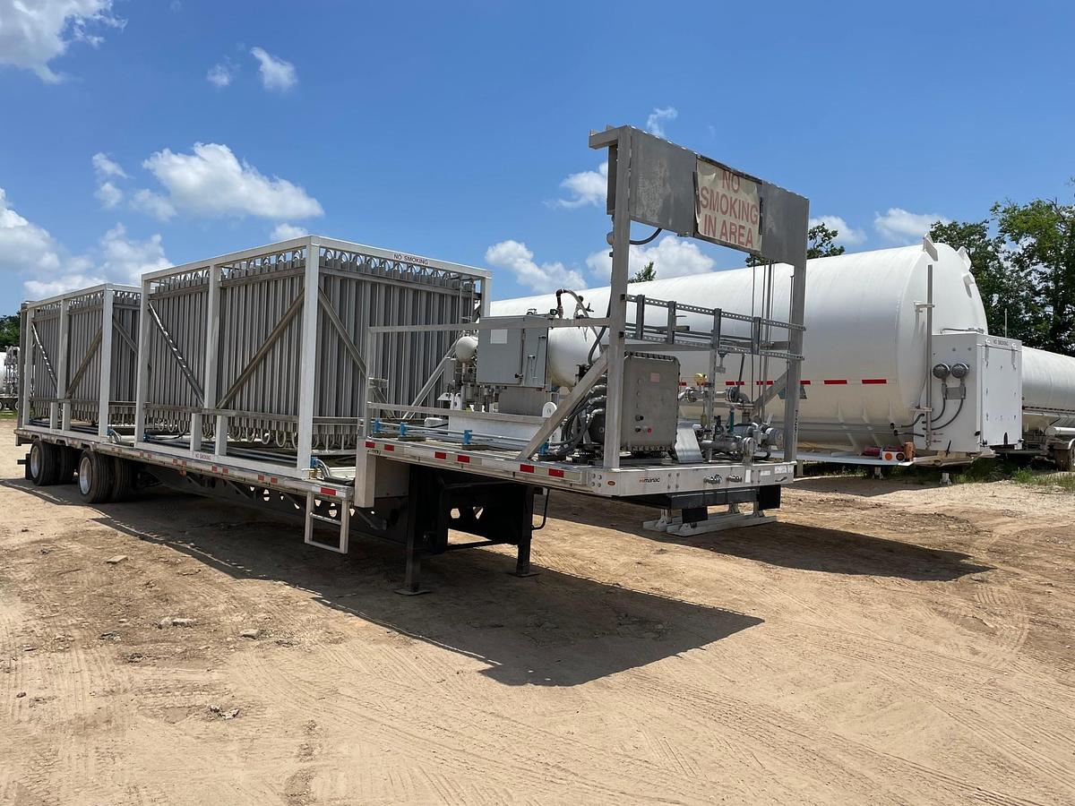 Used Complete LNG Vaporizer System – 16,700-Gallon Mobile LNG trailer / Storage and Vaporization Package 24/7 Operation - Fully refurbished