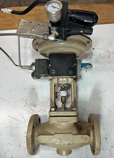 Used Samson 3277 Pneumatic Actuator with 3730-3 Process Controller | Size 2" | 120 cm | ANSI CL150 | 6.0 Bar / 90 PSI