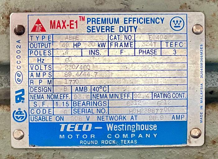 Used High Pressure Gas Compressor