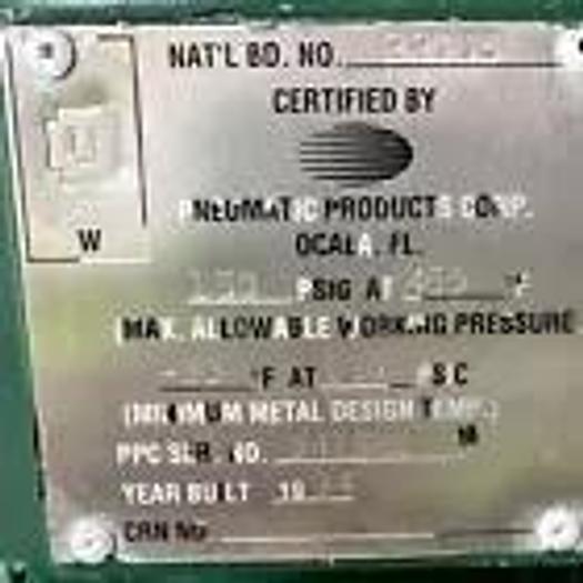 Used CNG Gas Dryer - Single Tower Natural Gas Dryers, inlet 150 psi, flow 1600 scfm