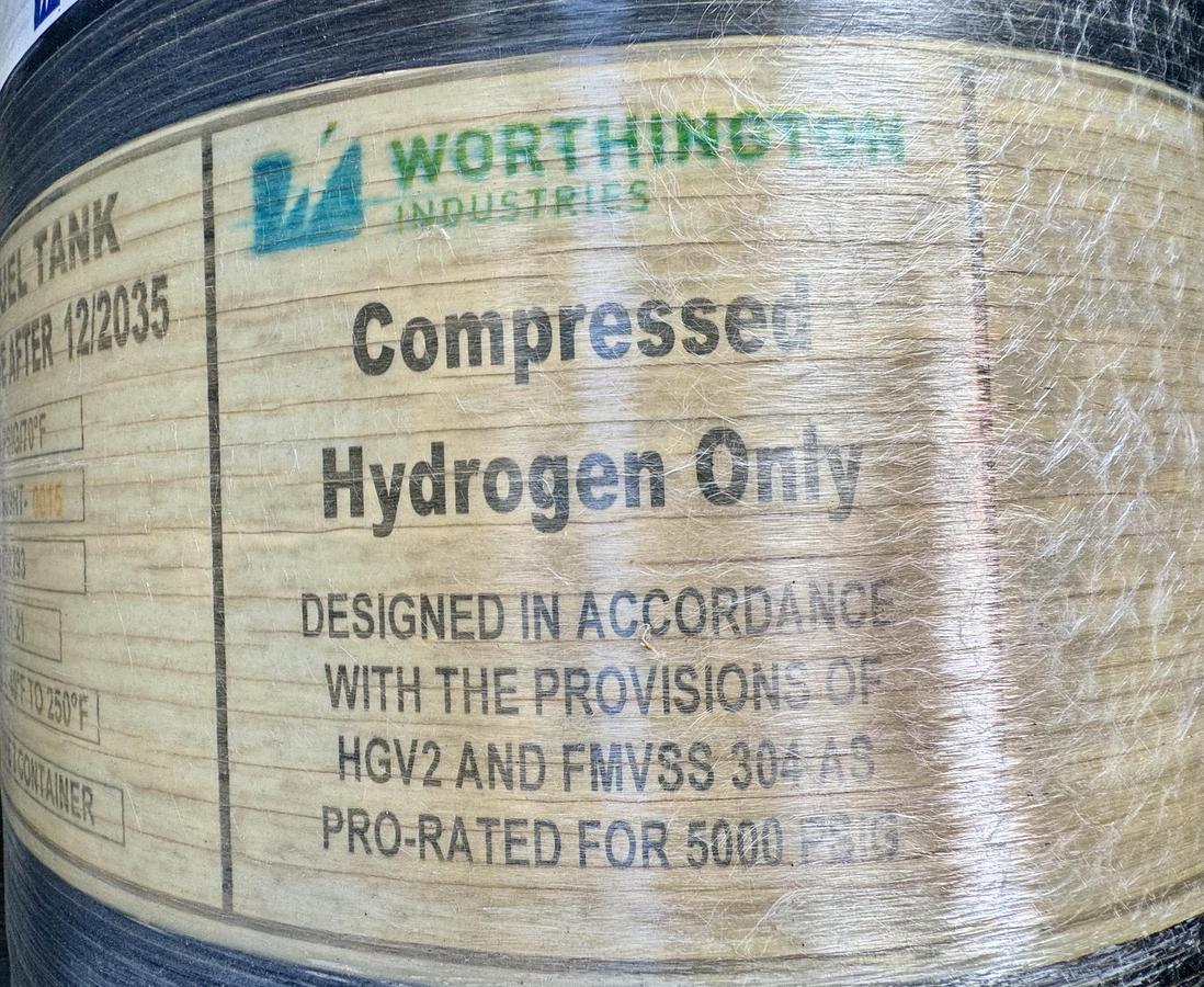 Used H2 Storage 350 Bars / Truck Mount Compressed Hydrogen Gas Fuel Supply System