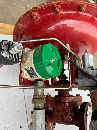 Used Masoneilan 3" Model 88U-25125 Diaphragm Control Valve | 1" Body | 300 ANSI | Air Filter Regulator | Needs Re-Service