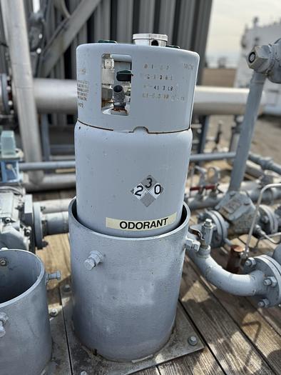 Used LNG Regasification Trailer with Gas Odorizer 26,000 scfh (LNG Vaporizer Skid)