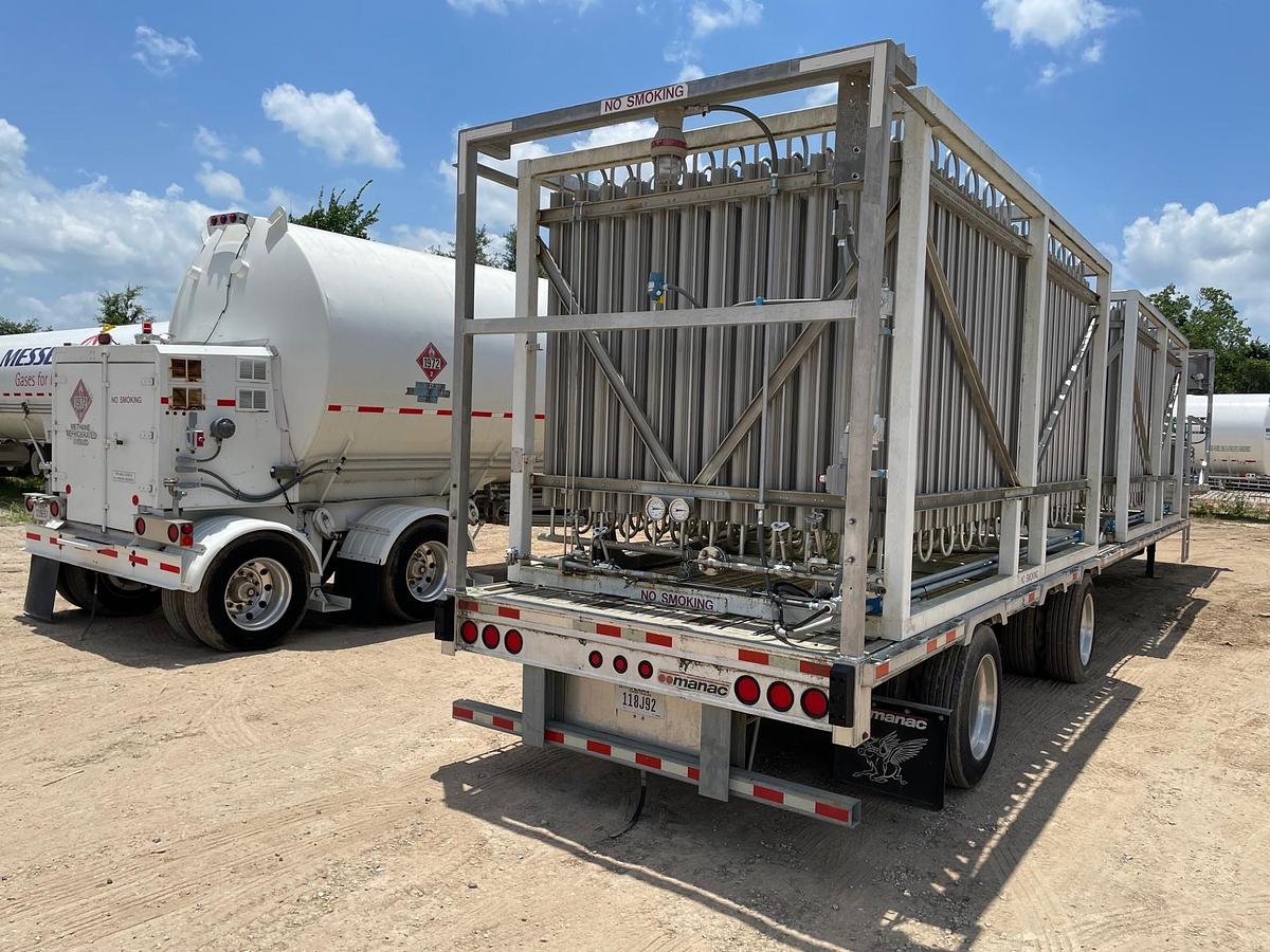 Used Complete LNG Vaporizer System – 16,700-Gallon Mobile LNG trailer / Storage and Vaporization Package 24/7 Operation - Fully refurbished