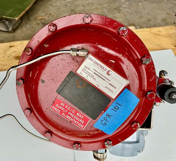 Used Masoneilan 3" Model 88U-25125 Diaphragm Control Valve | 1" Body | 150 ANSI | SVI-2 Valve Positioner | Air Filter Regulator
