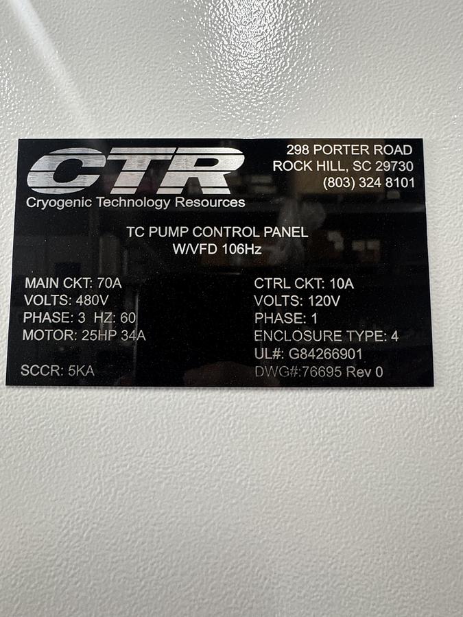 Used CTR Skid