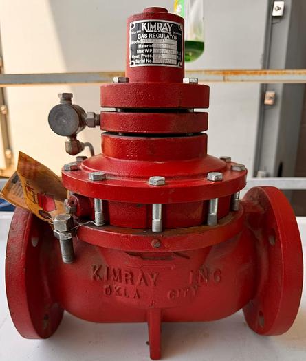 Used Kimray 4" Pneumatic Control Valve – Class 150 RF | Cast Ductile Body | Linear Trim | Fail-Closed