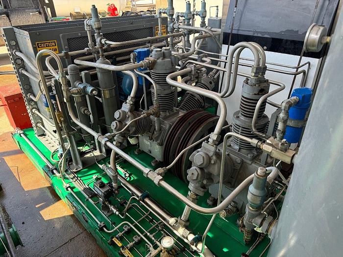 Brand New Greenfield B65 - 4NG CNG 5 stages Compressor 15-4500 psi @ 120 SCFM / + Engine Drive (optional)
