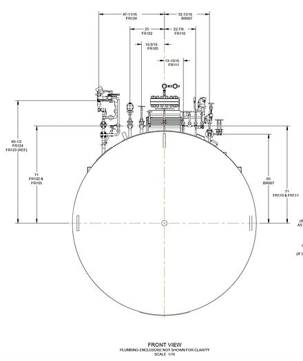 Used LNG Storage 18,000 Gallons Chart with 2 pumps - Brand New - Underground  Horizontal