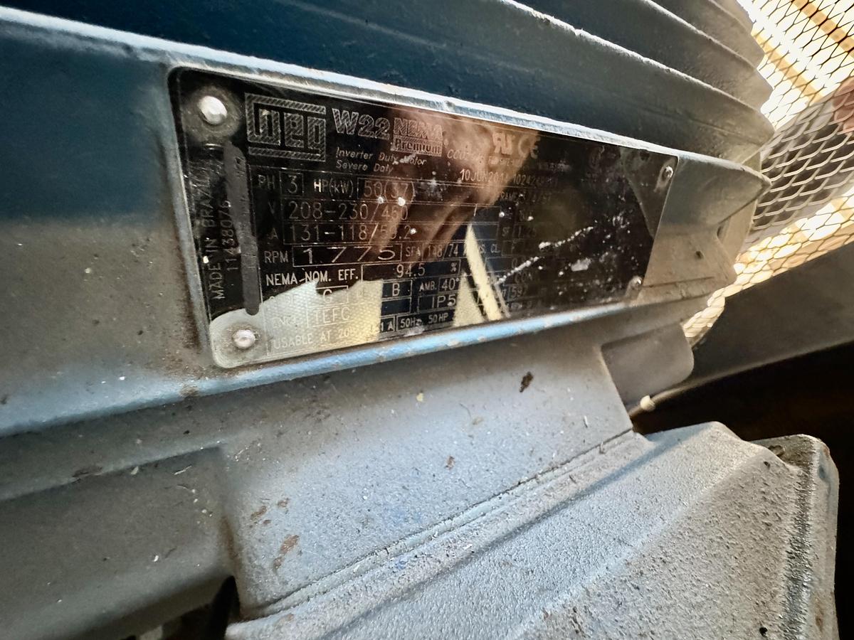 Used IMW50 CNG Compressor - 90 SCFM. 50HP, 30-40psi inlet 4500 PSI Discharge