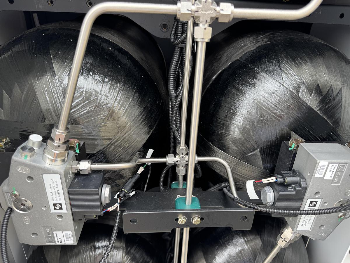 Used Truck Mount Compressed Hydrogen Gas Fuel Supply System