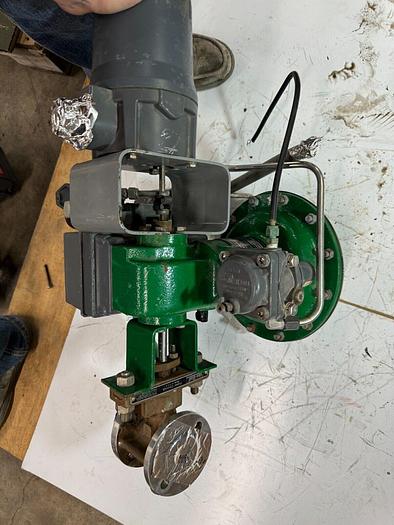 Used Fisher Controls Type 1052/V100 Pneumatic Actuator Valve | Size 20 | ANSI CL150