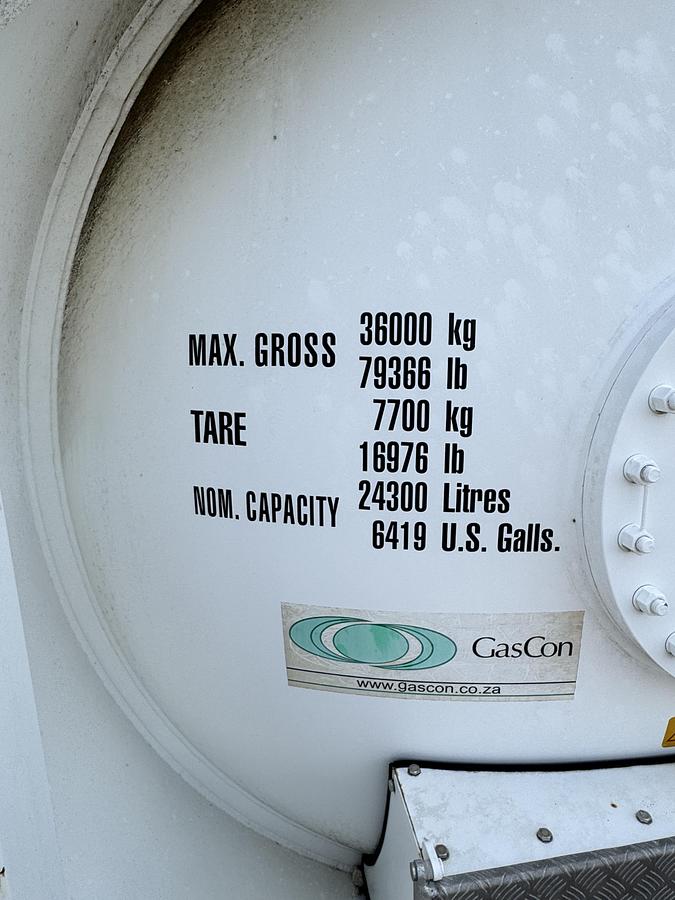 Used GasCon 24300 Liter Gas Tank
