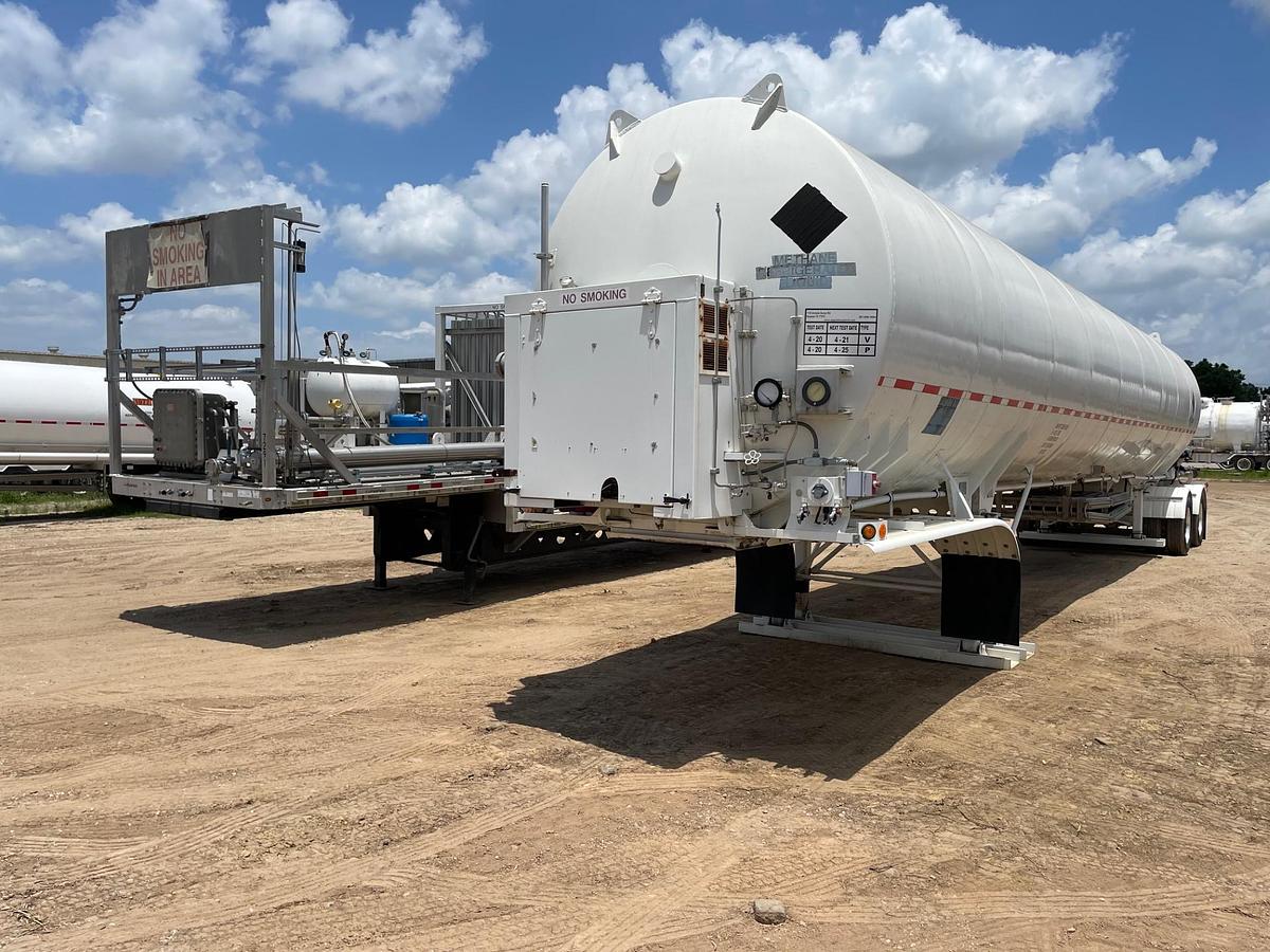Used Complete LNG Vaporizer System – 16,700-Gallon Mobile LNG trailer / Storage and Vaporization Package 24/7 Operation - Fully refurbished