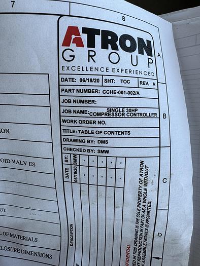 Refurbished GreenField / Atlas Capco B33- He Compressor 100-2000psi to 3000 psi at 100 SCFM