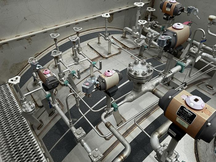 Used LNG Storage 18,000 Gallons Chart with 2 pumps - Brand New - Underground  Horizontal