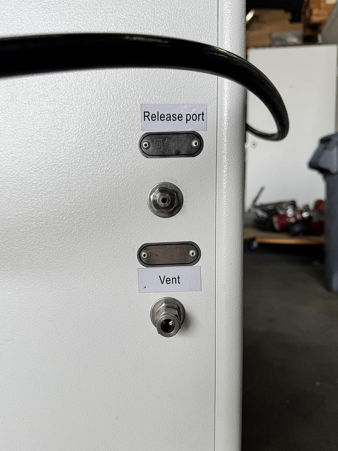 Used 350 Bar Hydrogen Compressor, H2 Fueling Booster Unit with H2 Nozzle (5076 PSI)