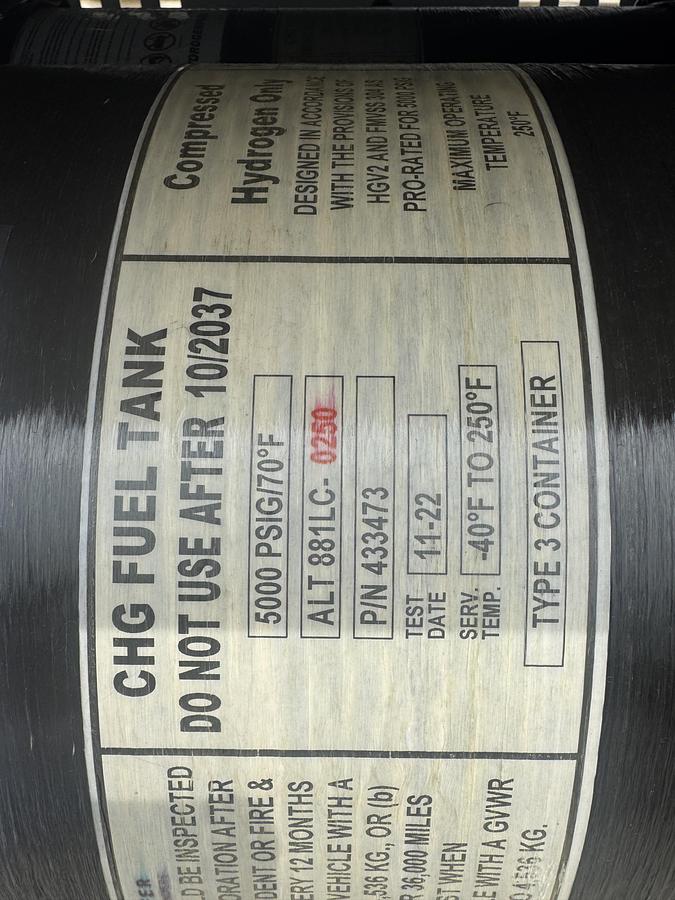 Used Truck Mount Compressed Hydrogen Gas Fuel Supply System