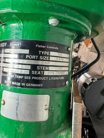 Used Fisher Type 657 Control Valve with 1" Type 3590 Size 30 Actuator