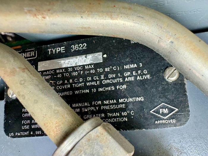 Used Fisher V150 Control Valve with 1052 Size 20 Pneumatic Actuator | 1" | ANSI CL150