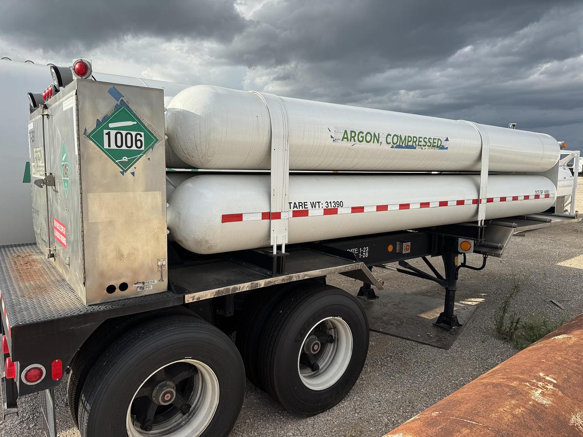 Used Fiba DOT-3AAX-2400 Trailer T-291 Argon 2658psi 340WCF