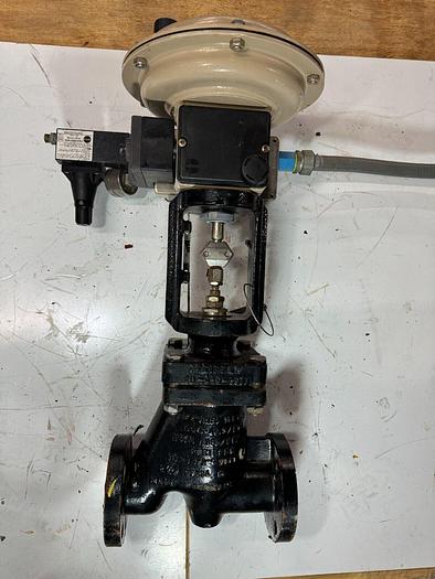 Used Samson 3277 Pneumatic Actuator with 3730-3 Process Controller | Size 1 | 120 cm | ANSI CL150 | 6.0 Bar / 90 PSI