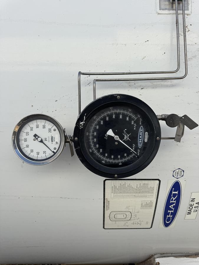 Used Chart Vertical LNG Storage Tank – 15,000 Gallon 175 PSI – ASME/NFPA 52 Ready to go