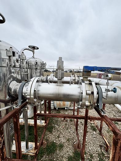 Used 140 PSI Pall Filter Housing Skid