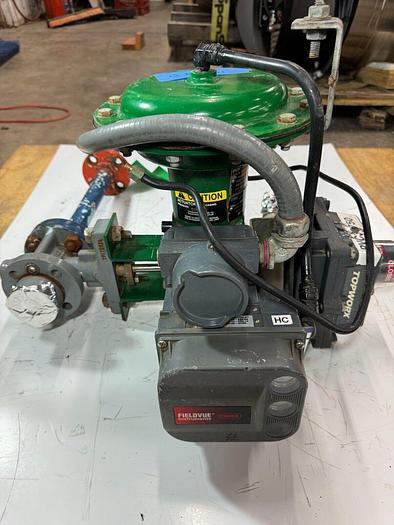 Used Fisher Controls Type 1052/V100 Pneumatic Actuator Valve | Size 20 | 1" | CL150 | 0–18 Range